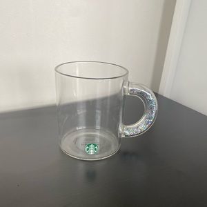 Starbucks Holiday Glitter Handle Mug